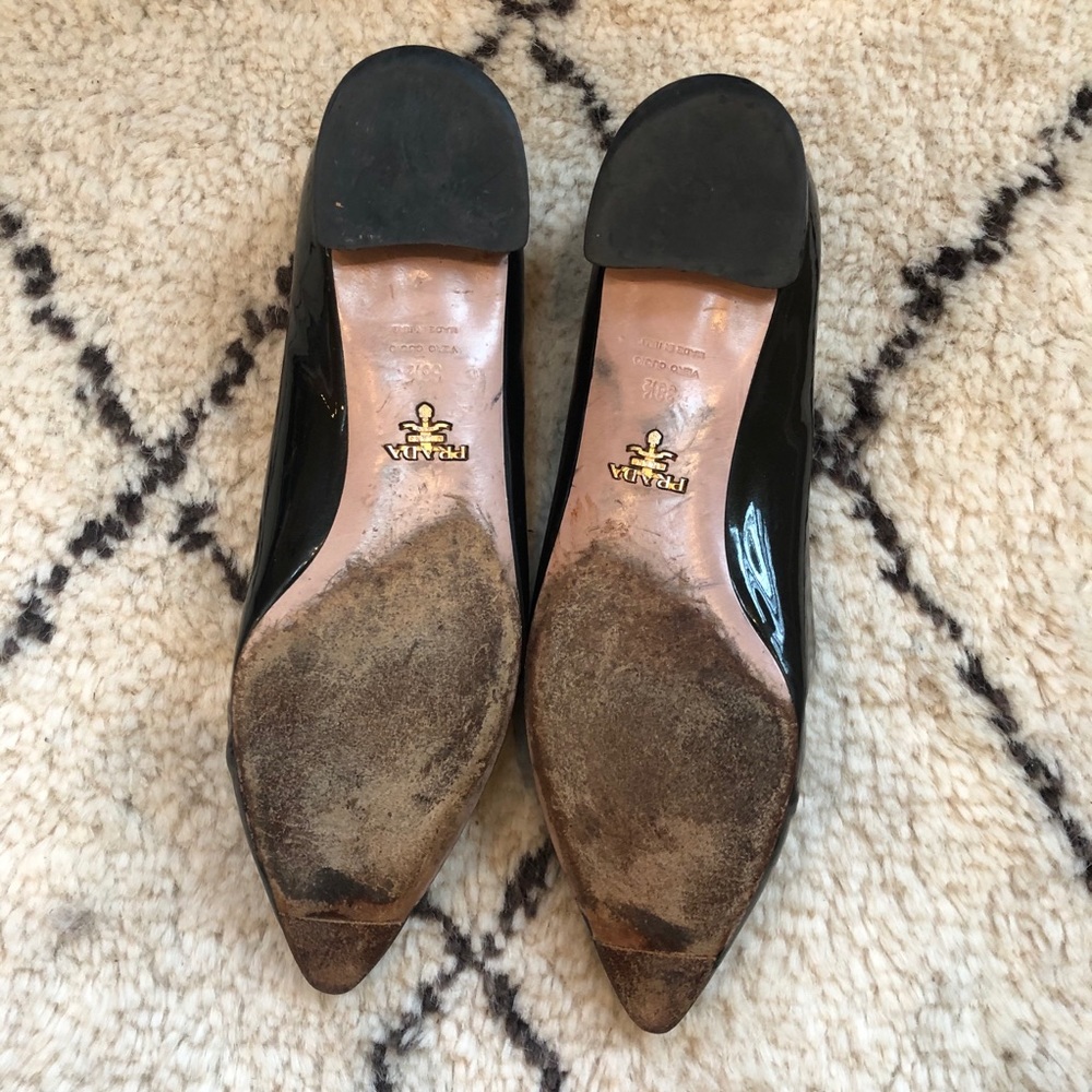 Prada Pointed Toe Jeweled Flat - Picture 5 of 6